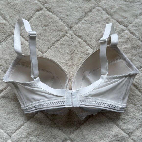 ASOS X Figleaves | Cream Harper Lace Plunge Bra | Size 32F - Picture 4 of 14